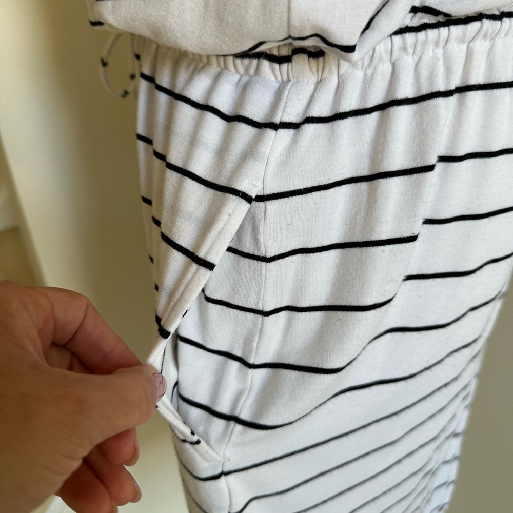 Banana Republic Cap Sleeve Striped Dress- Medium - Picture 6 of 10
